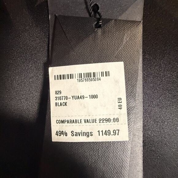 Saint Laurent Womens Mini Dress Black Silk One Shoulder Sexy Size 10 NWT - Picture 14 of 16